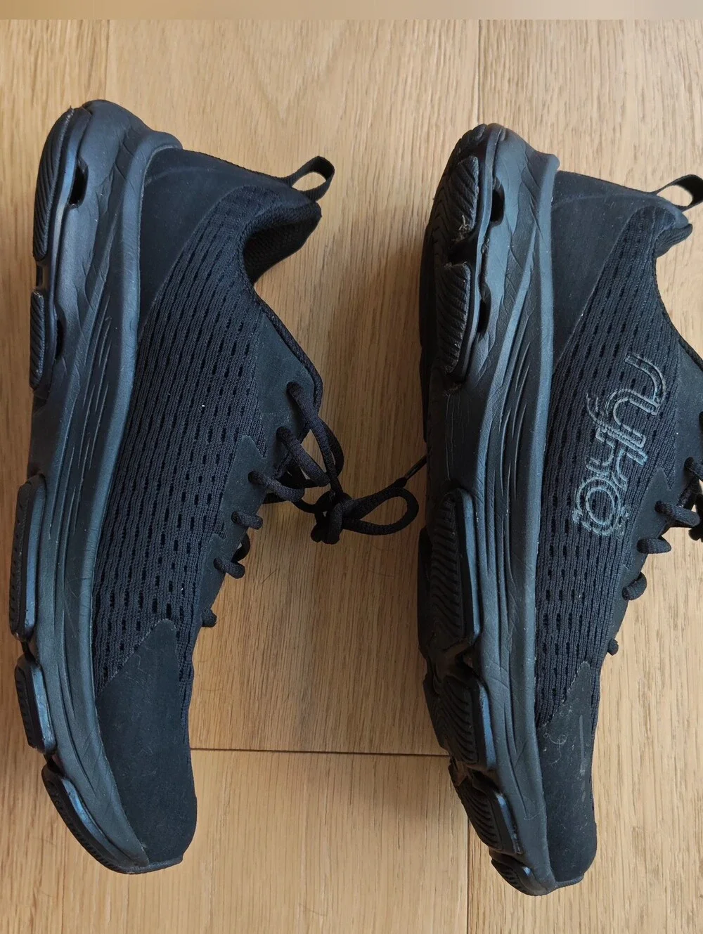 Ryka Womens Black Devotion LS Walking Shoe, Size 8.5 EUC